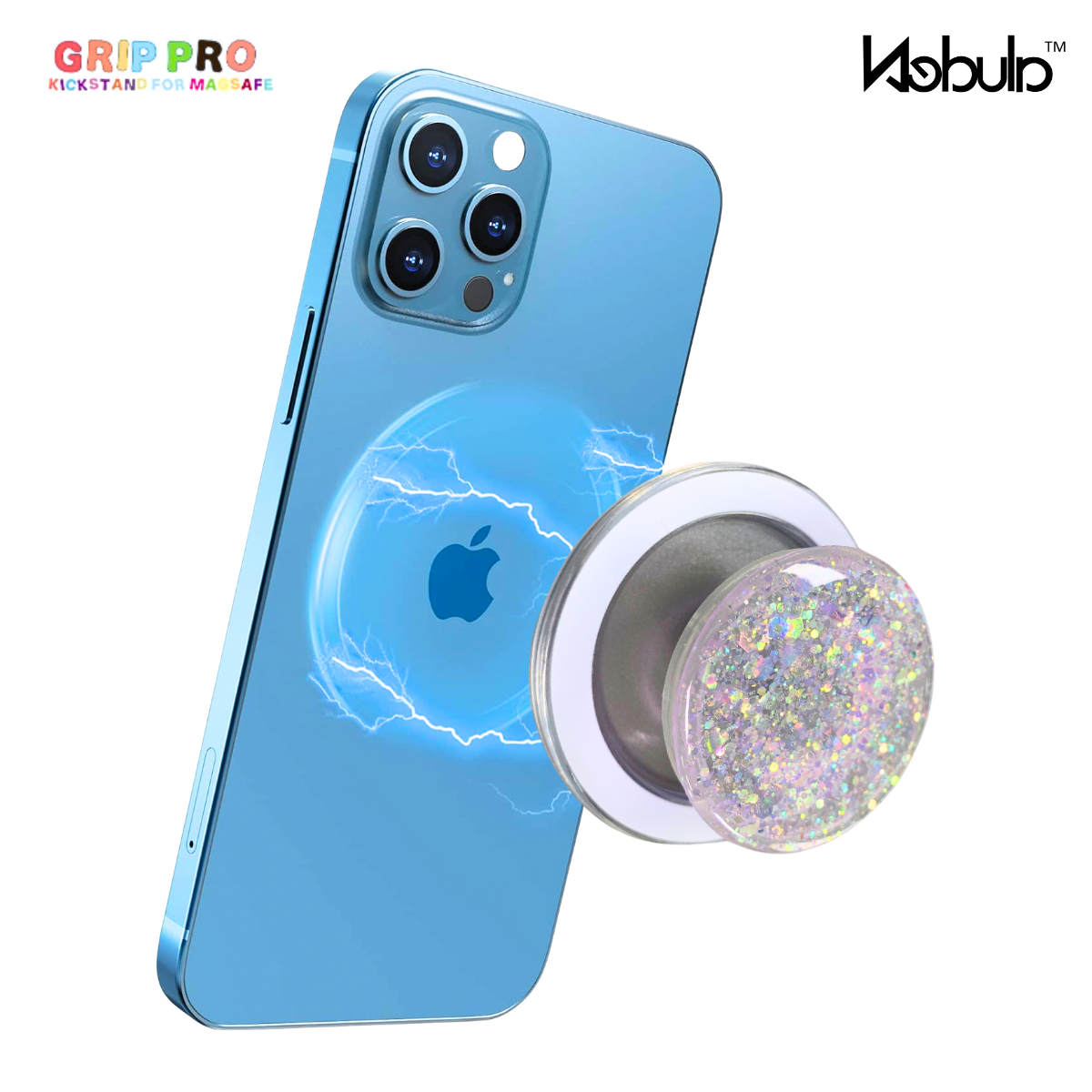 GripPro Magnetic Phone Ring Confetti Purple