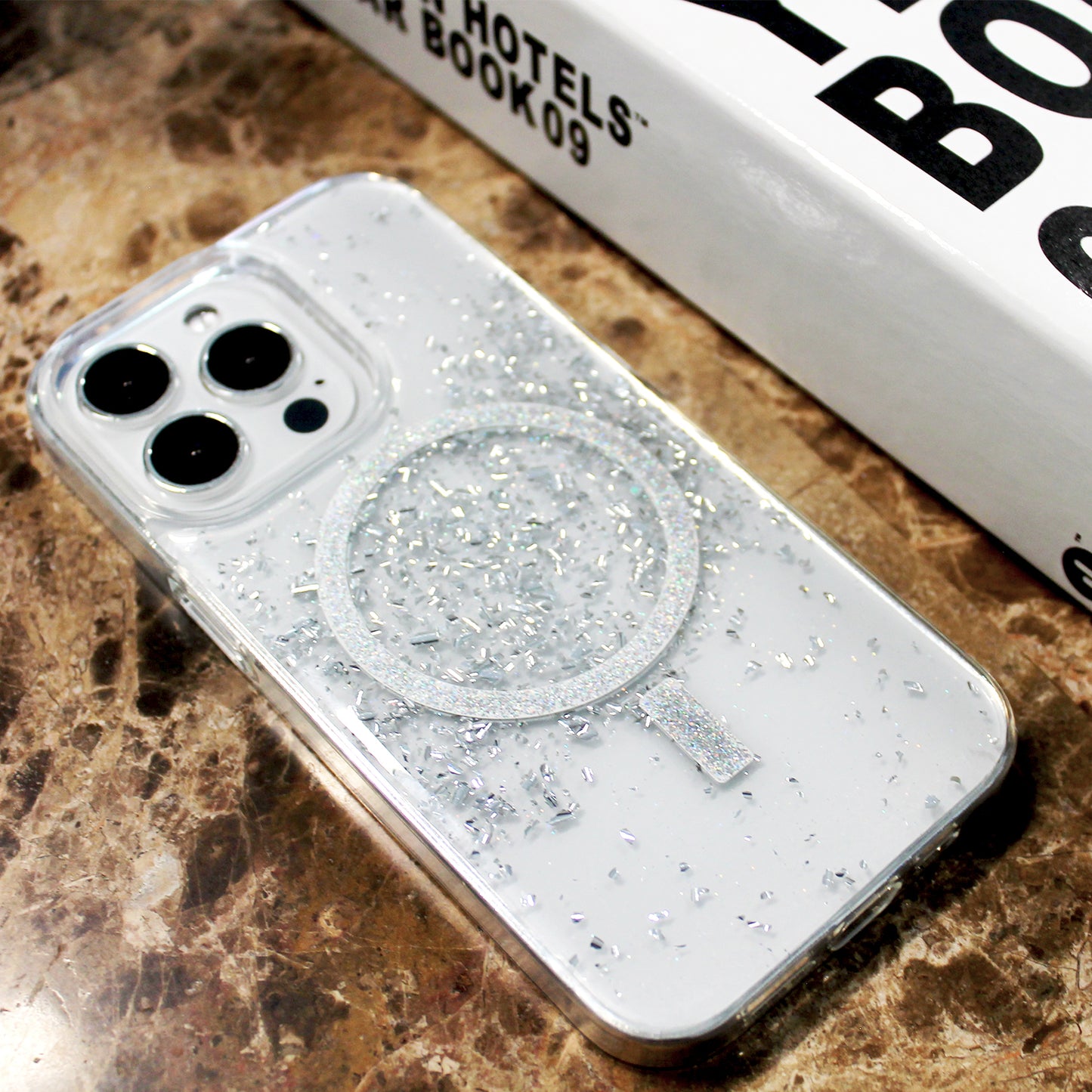 Nebula™ Noble Metal Dusted Magsafe Case Silver - iPhone Case