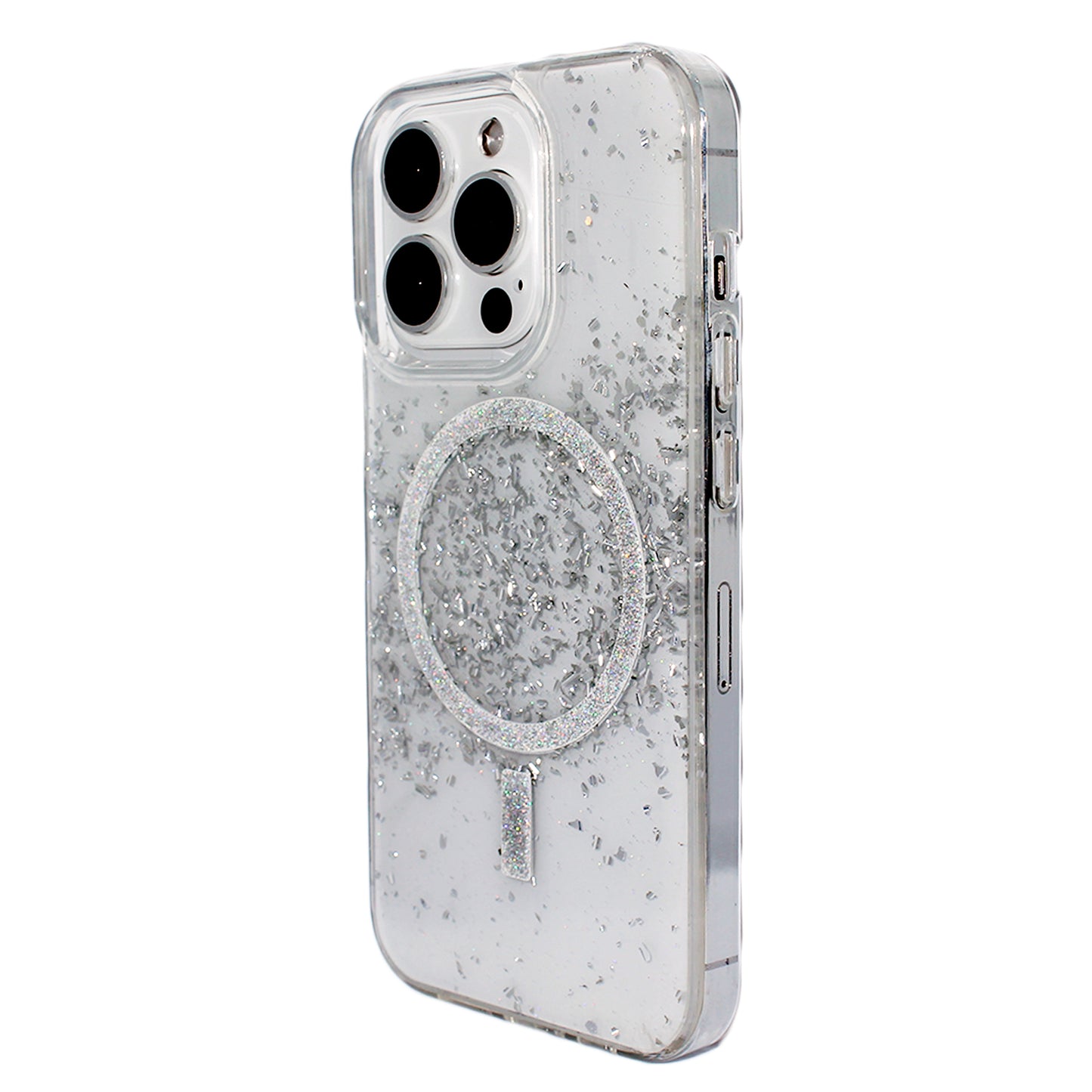 Nebula™ Noble Metal Dusted Magsafe Case Silver - iPhone Case