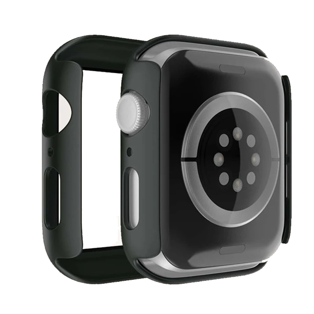 Nebula™ Shockproof with Tempered Glass Case Black - Apple Watch