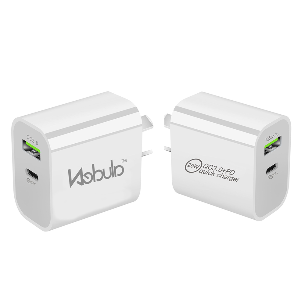 Nebula™ 20W Dual USBA+C Wall Charger