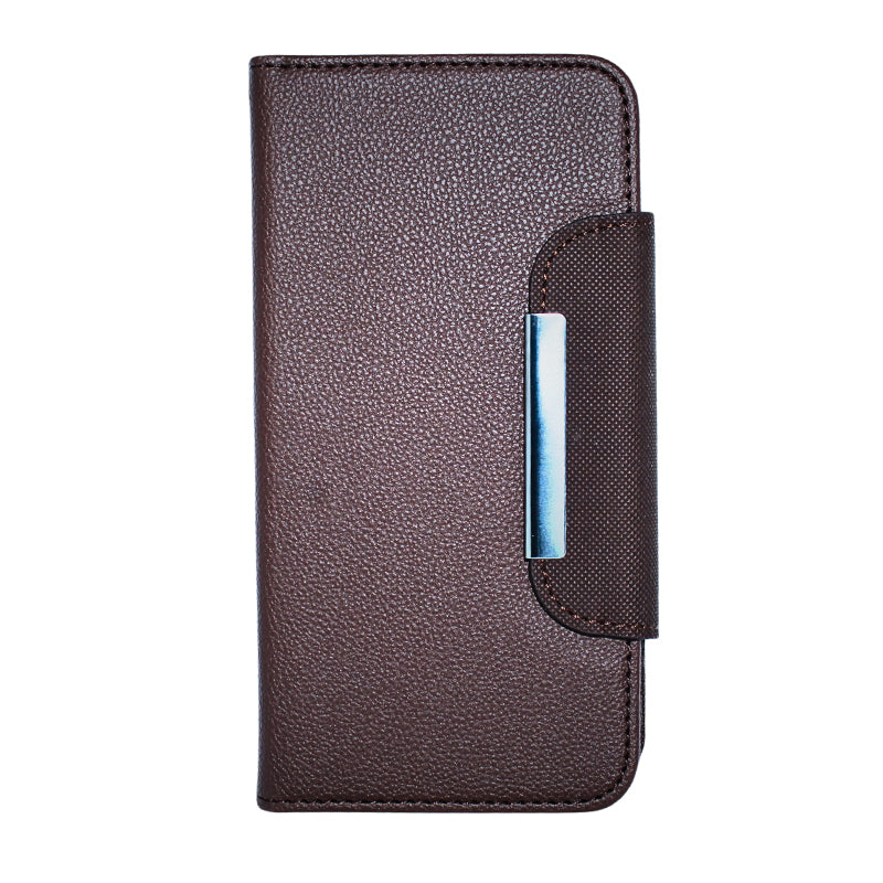 Magnetic Wallet Case Brown - iPhone Cases