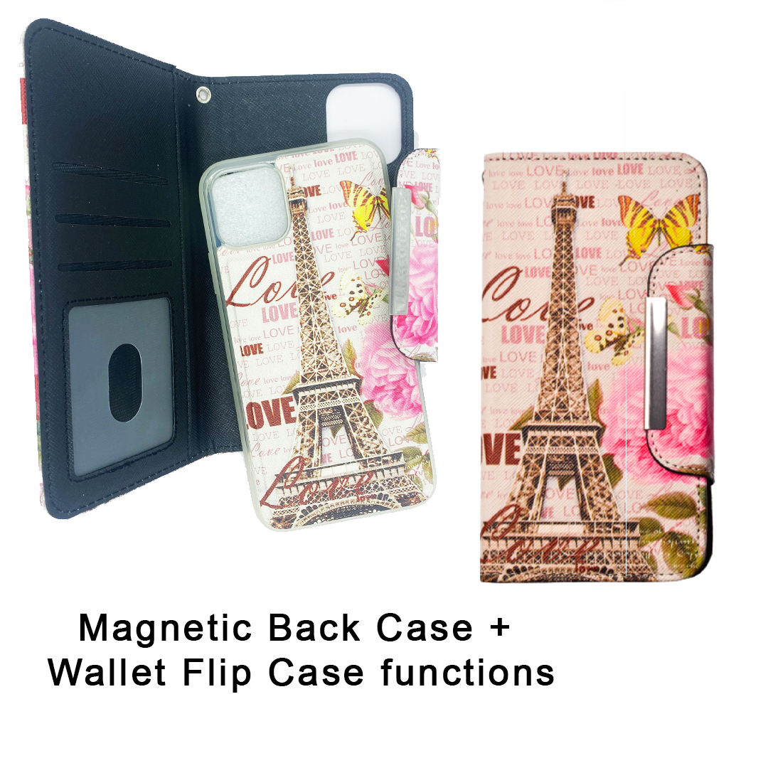 Magnetic Wallet Case Paris - iPhone