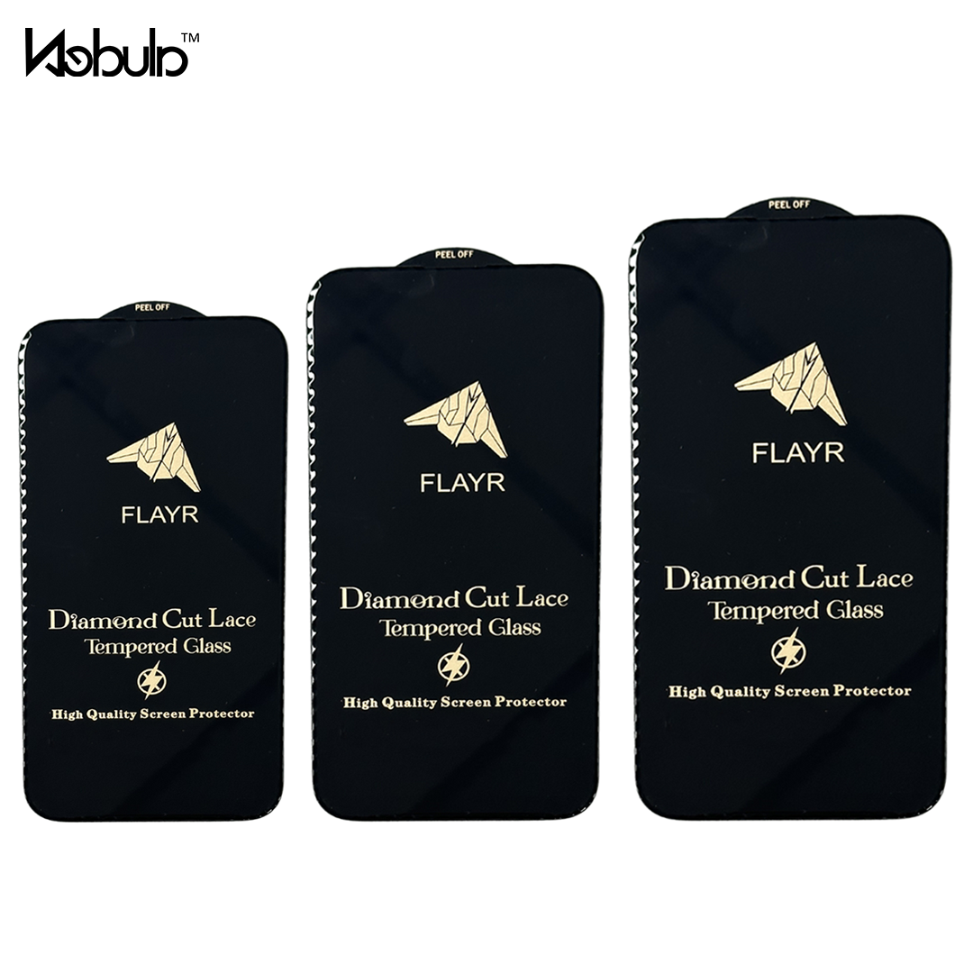 Nebula™ Diamond Cut Lace Glass Screen Protector - iPhone