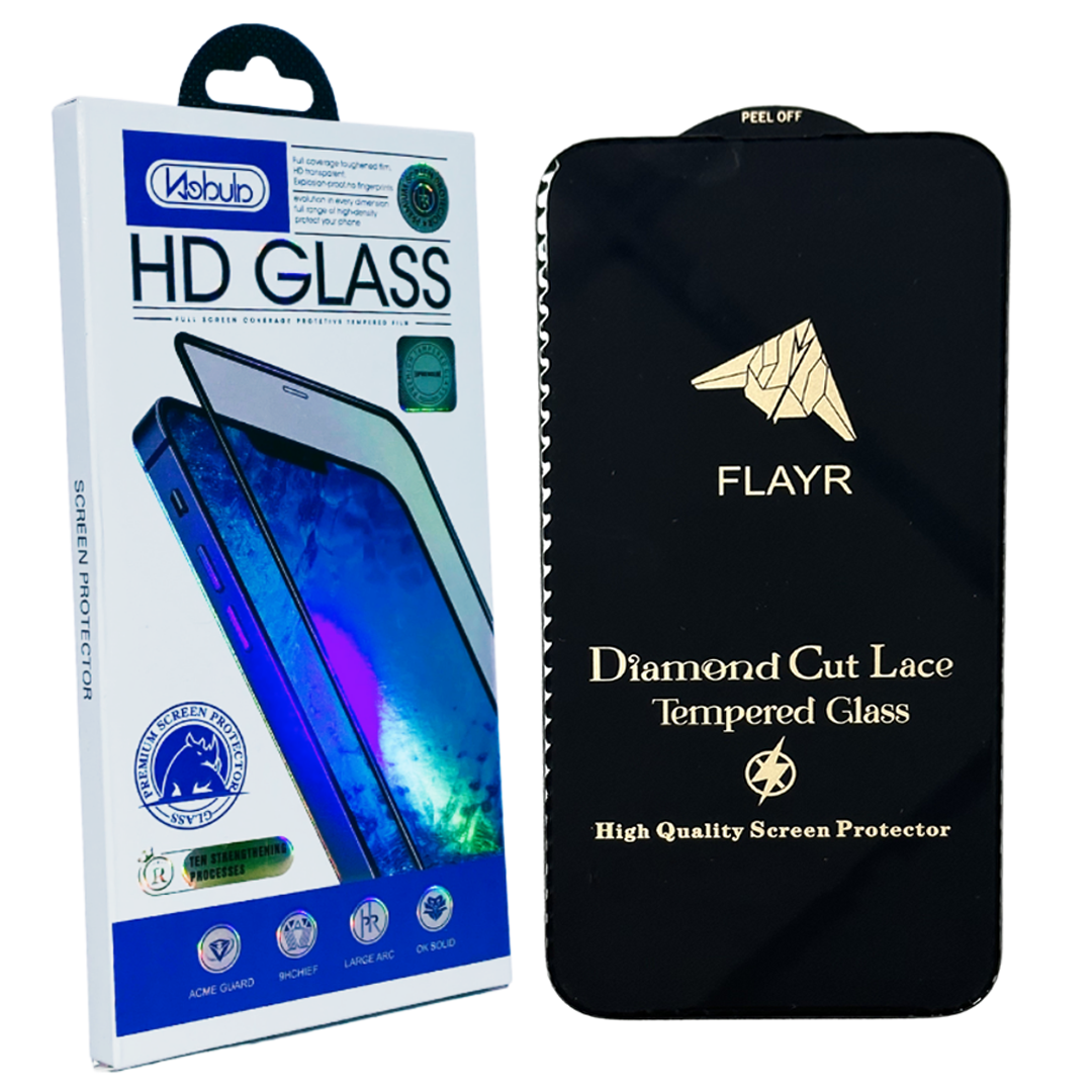 Nebula™ Diamond Cut Lace Glass Screen Protector - iPhone
