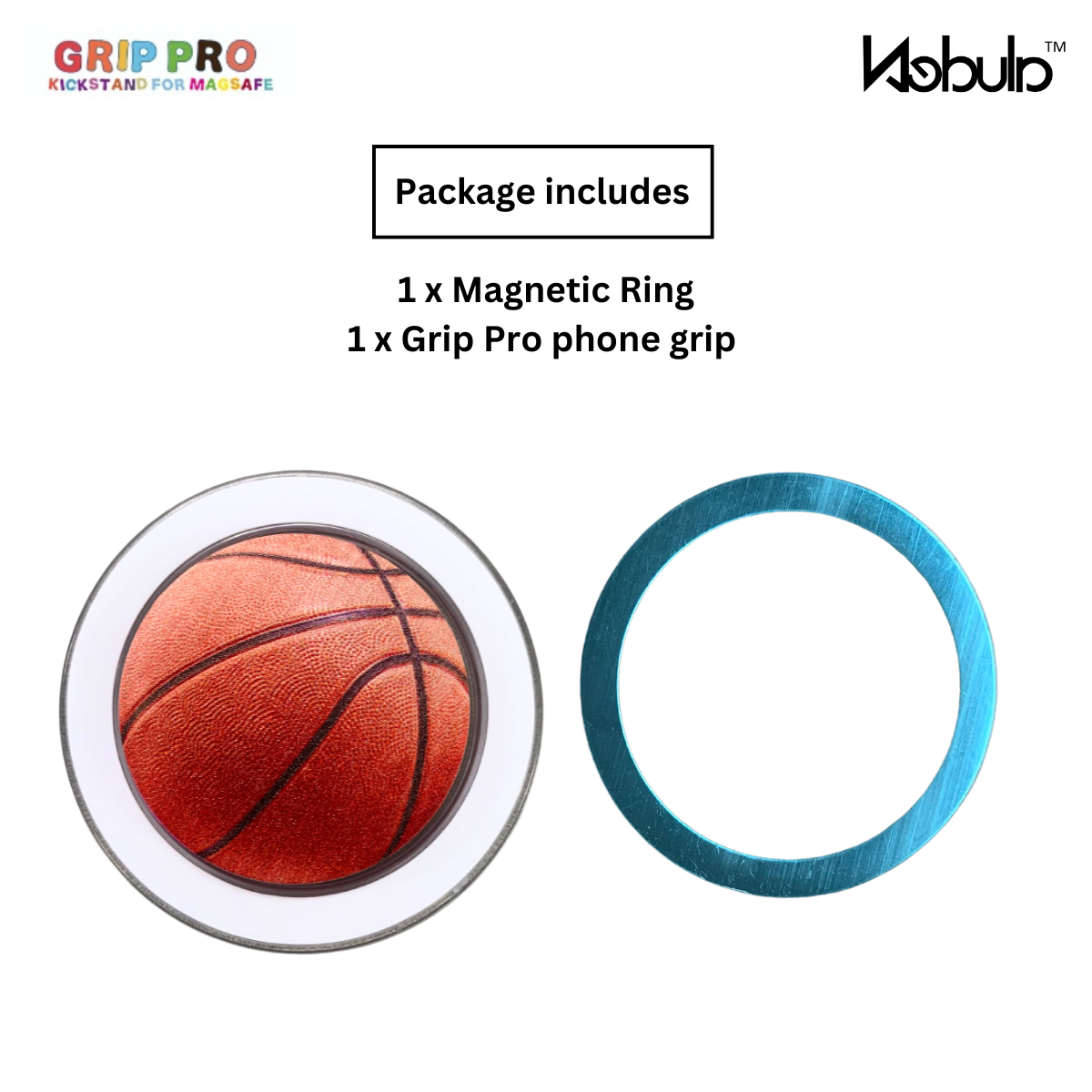 GripPro Magnetic Phone Ring Basketball