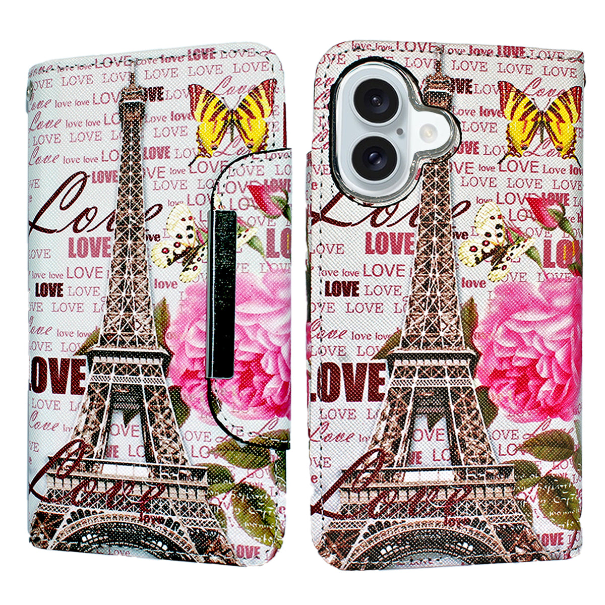 Magnetic Wallet Case Paris - iPhone