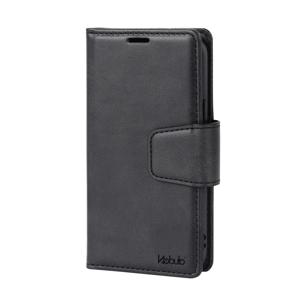 Nebula Flip Leather Wallet Case Black - iPhone Cases