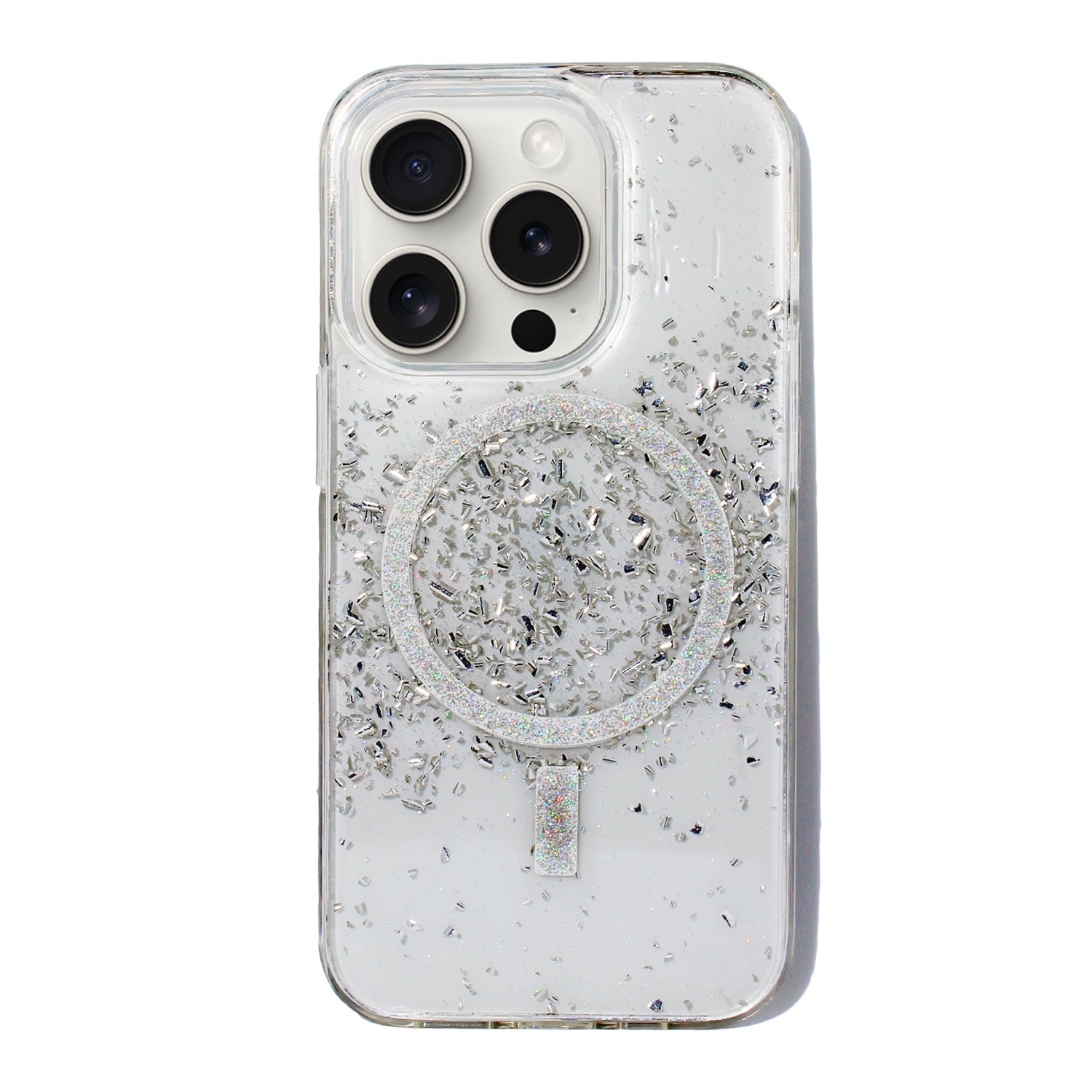 Nebula™ Noble Metal Dusted Magsafe Case Silver - iPhone Case