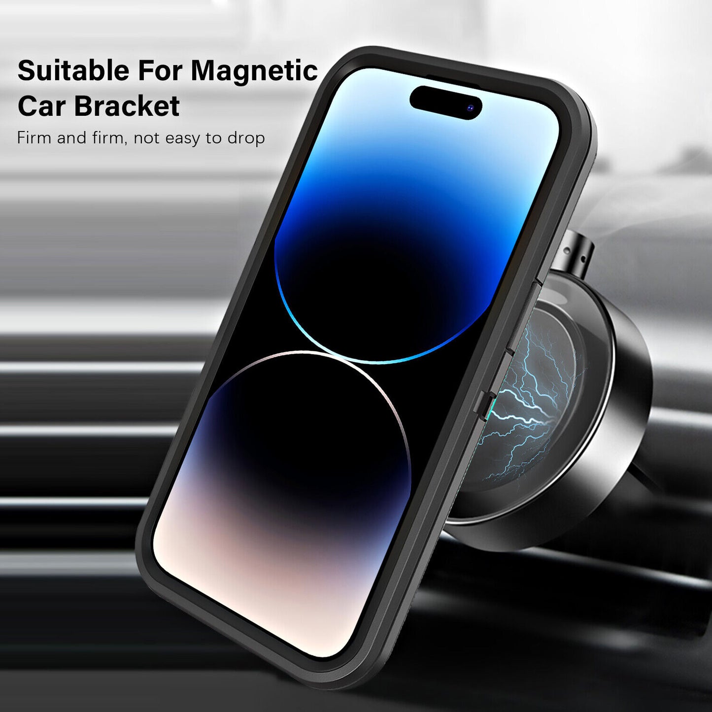 Nebula™  Rugged Magsafe Lock Stand Grey - iPhone Cases