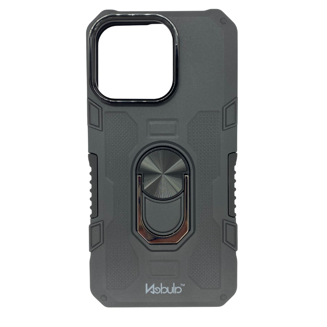 Nebula™ Military Grade with Phone Ring Black - iPhone Case
