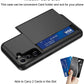 Nebula™ Tough Armour Slide Card Holder Black - Samsung S22+