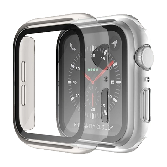 Nebula™ Shockproof with Tempered Glass Case Clear - Apple Watch