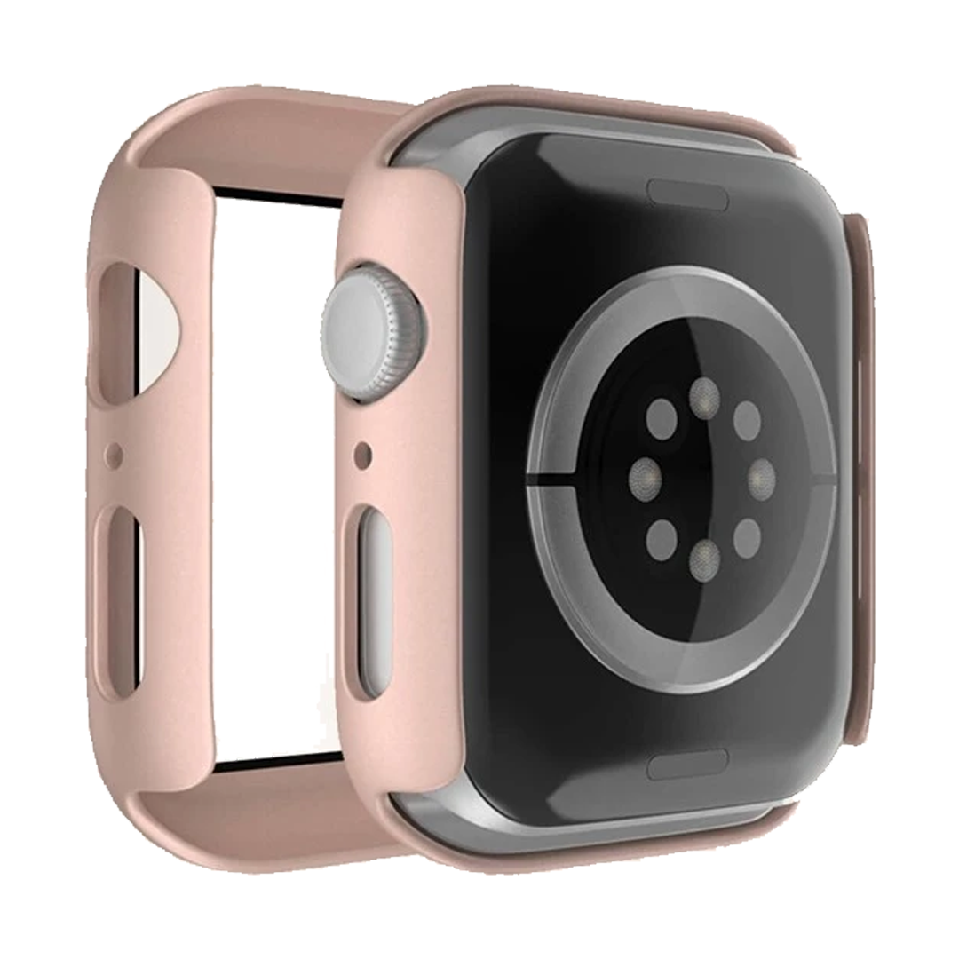 Nebula™ Shockproof with Tempered Glass Case Rose Gold - Apple Watch