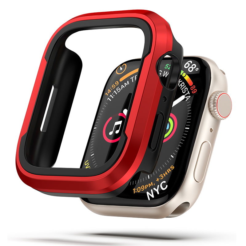 Nebula™ Protection Edge Case Red- Apple Watch