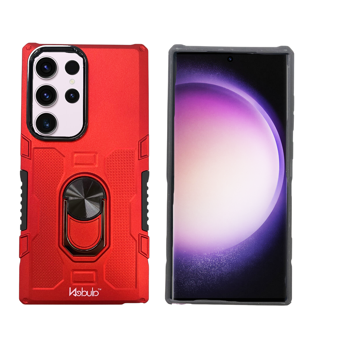 Nebula™ Military Grade with Phone Ring Red - Samsung Phone