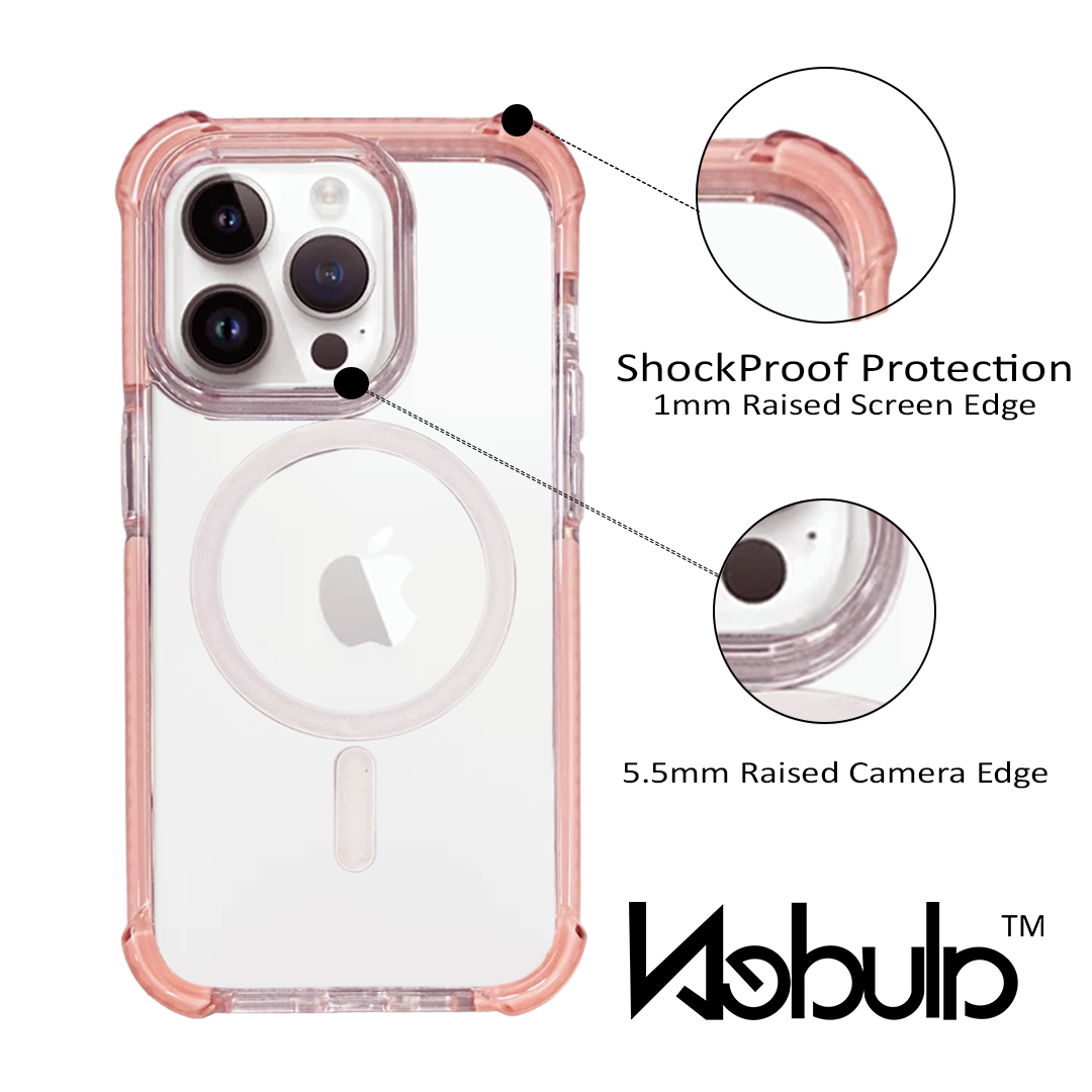 Nebula™ Tough Back Case Pink Magsafe - iPhone Case