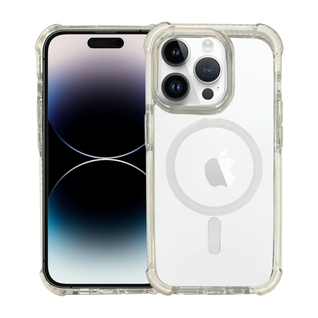 Nebula™ Tough Back Case White Magsafe - iPhone Case