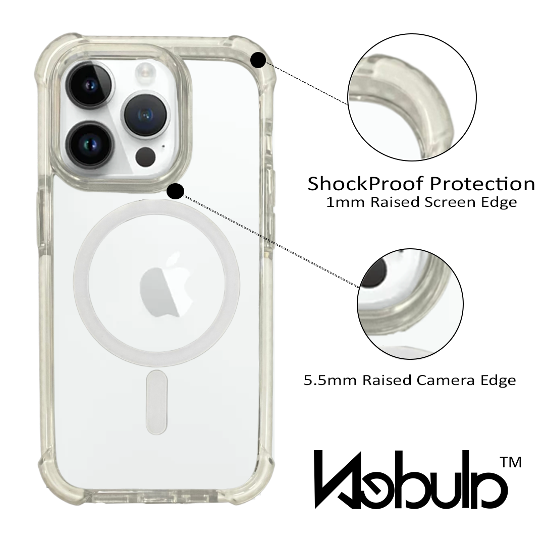 Nebula™ Tough Back Case White Magsafe - iPhone Case